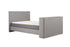 Plaza Fabric Tv Bed Grey